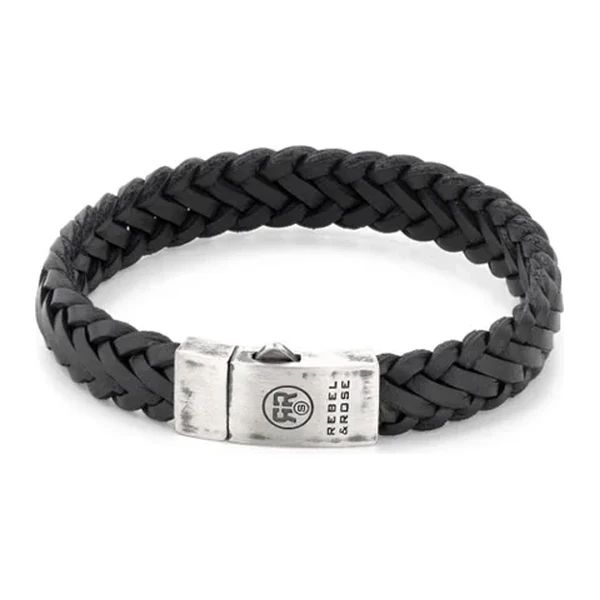 Rebel and Rose Men's Jewelry Rebel and Rose Braided RR-L0076-S-L