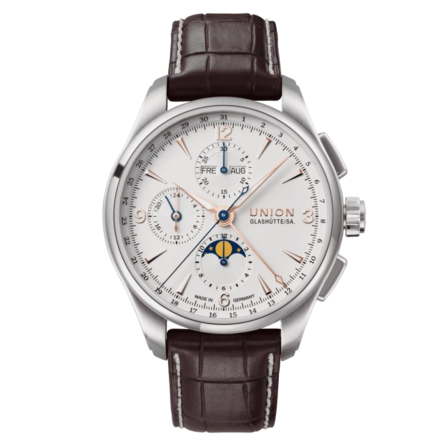 Union Glashütte Belisar Chronograph Moon Phase Men's Watch D014.425.16.017.01