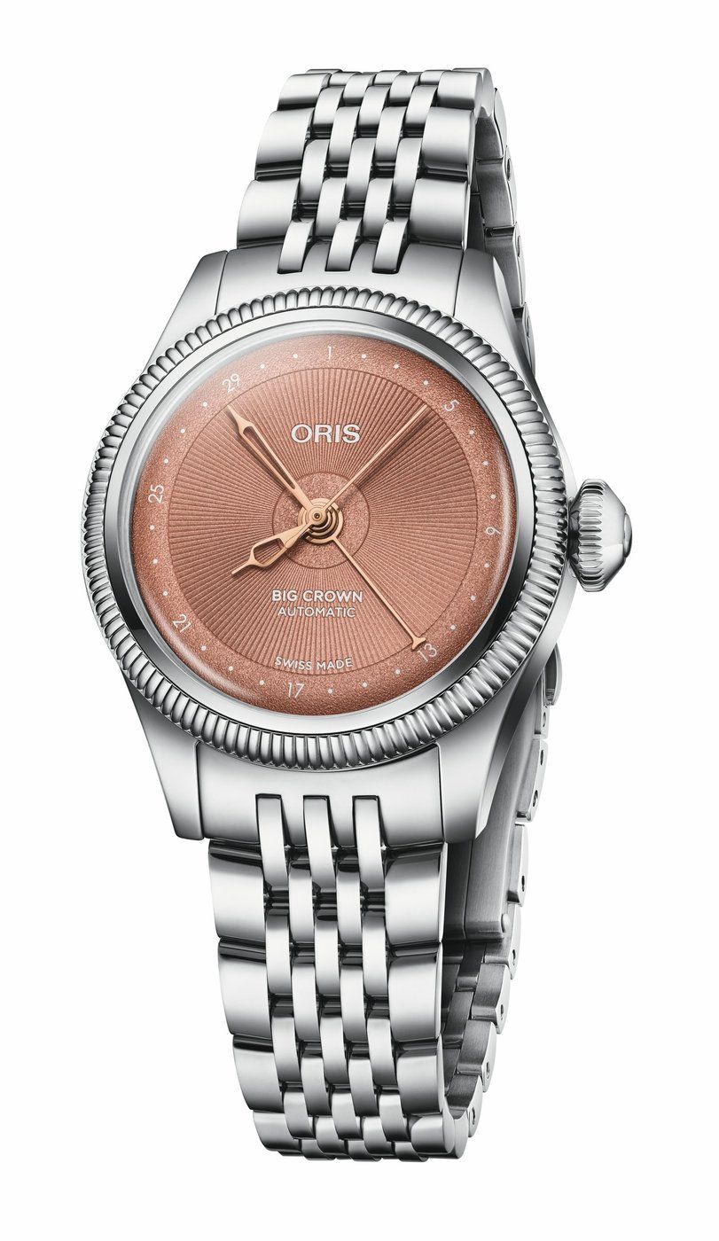 Oris Big Crown Pointer Date 29mm rosé steel bracelet 01 534 7804 4052-07 8 14 02