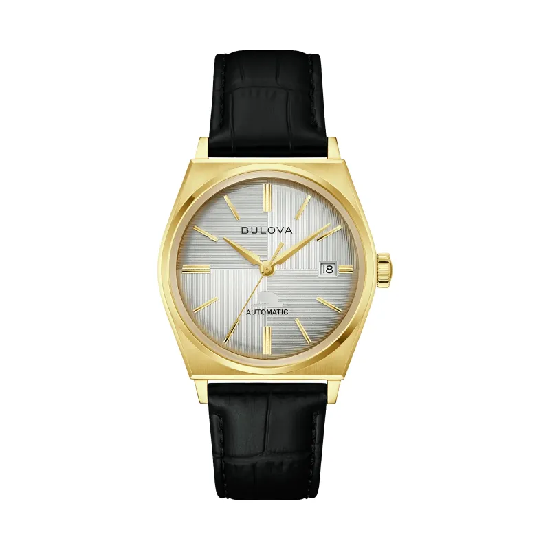 Bulova Sinatra Nothing But The Best Automatic Gold Tone Mens Watch 97B243