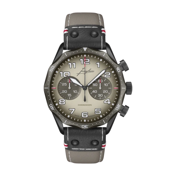 Junghans Meister Pilot Chronoscope men's watch 27-3398.00