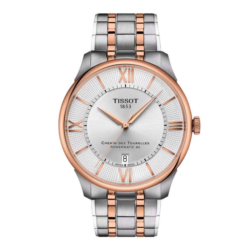 Tissot Chemin des Tourelles 42mm, automatic, up to 80 hours power reserve men's watch T139.407.22.038.00
