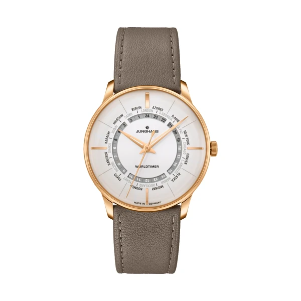 JUNGHANS Meister Worldtimer 027/5012.02 men's watch