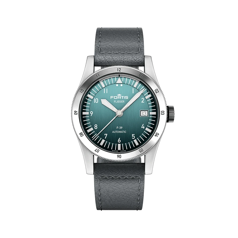 Fortis FLIEGER F-39 Automatic Petrol Men's Watch F4220020