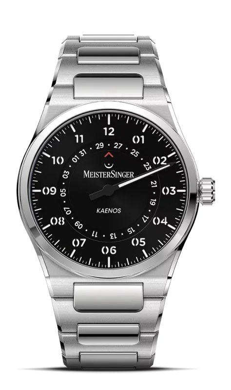 Meister Singer Kaenos Open Date, Automatic, Black Men's Watch KSOD902