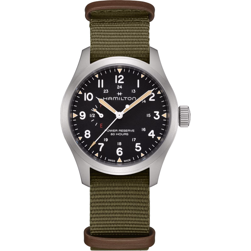 Hamilton Khaki Field Mechanical Power Reserve 40mm Men's Watch H69509930