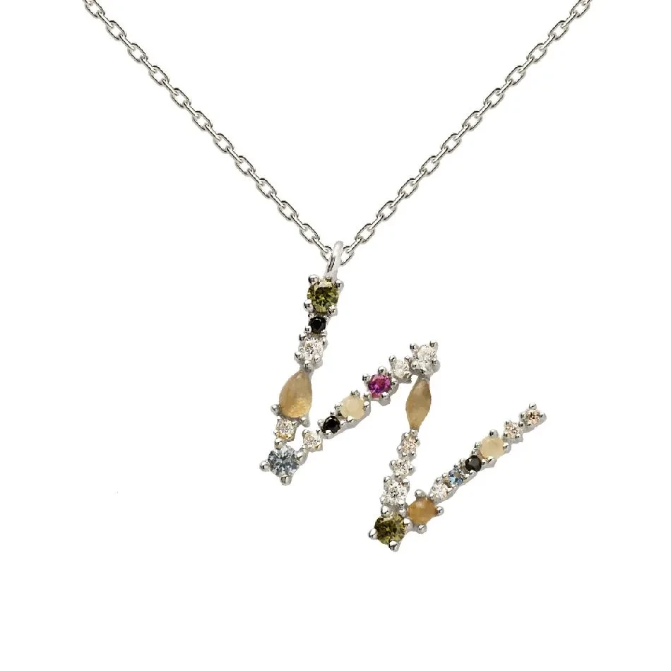 PD Paola Necklace Letter W CO02-118-U