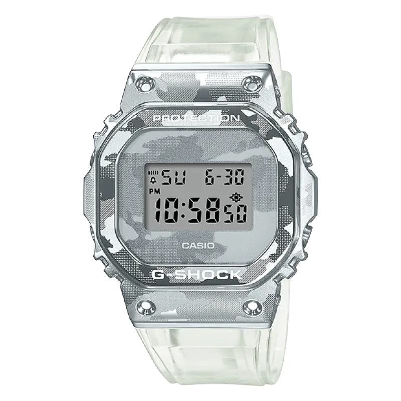 Casio G-Shock Men's Watch Limited Edition Skeleton Camouflage GM-5600SCM-1ER