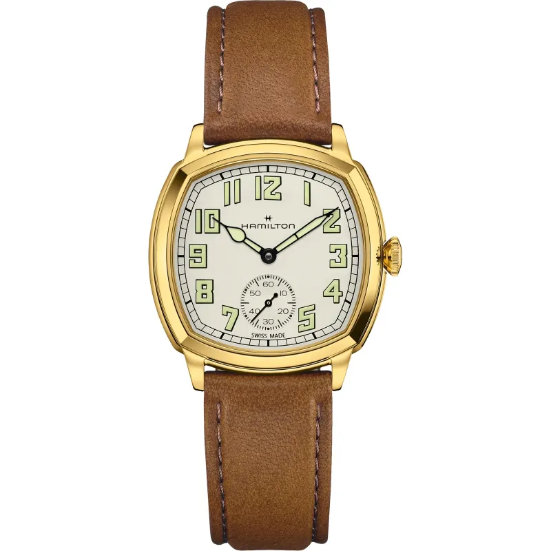 Hamilton American Classic Cushion Small Second 34 mm Hand Wound Men's Watch H36139520