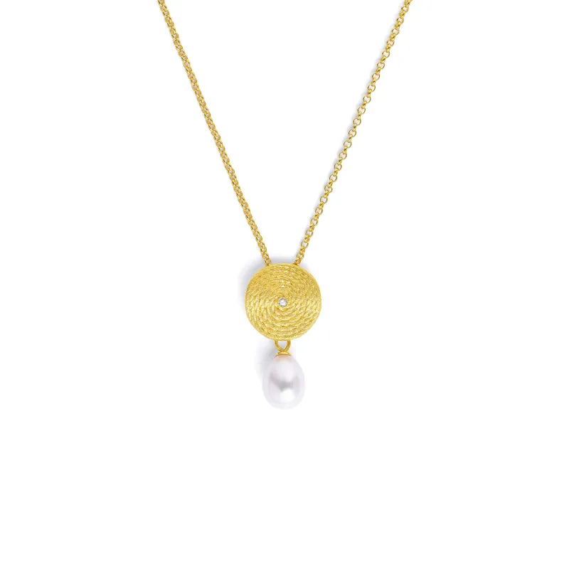 Bernd Wolf Lianisa necklace design line Liana, freshwater pearl, 15mm 8611042656-V45