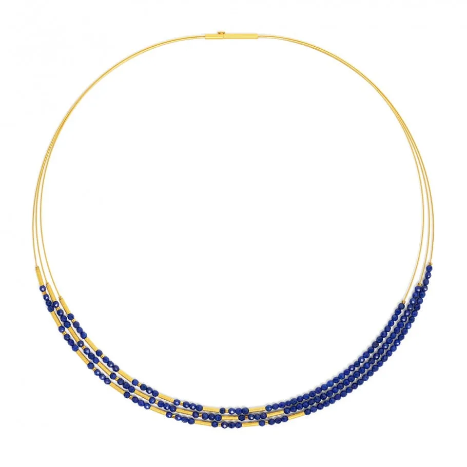 Bernd Wolf Clini necklace lapis lazuli 85233236-043