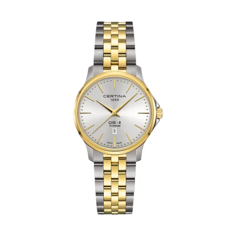 Certina DS-8 Lady 31mm, Quartz, Titanium, Silver Ladies' Watch C045.010.55.031.00