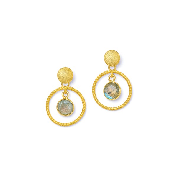 Bernd Wolf Veroni earrings labradorite 925 sterling silver