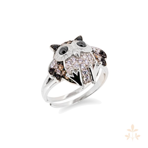 At the time Finn Owl Ring SZA-1990-214-M