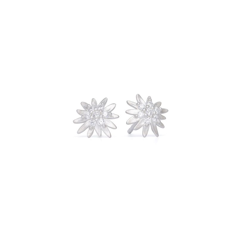 Bernd Wolf Edelweiss Design Line Mountain World Plug, Sterling Silver 925