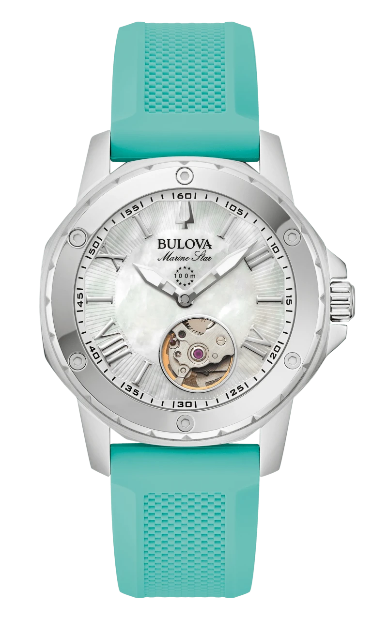 Bulova Marine Star Automatic Ladies Watch 96L325