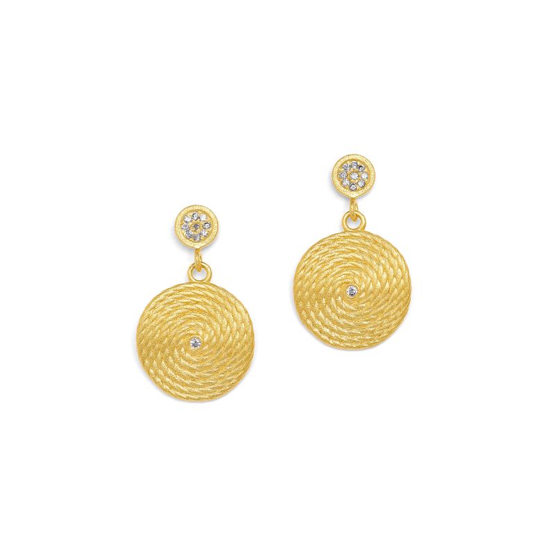Bernd Wolf Lianas earrings design line Liana, zirconia, 24mm 1540024156