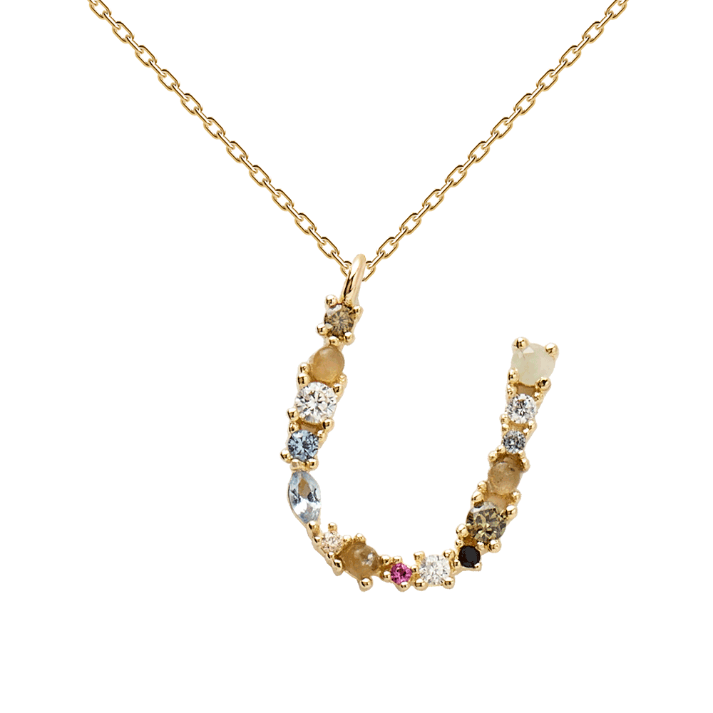 PD Paola Necklace Letter U CO01-116-U