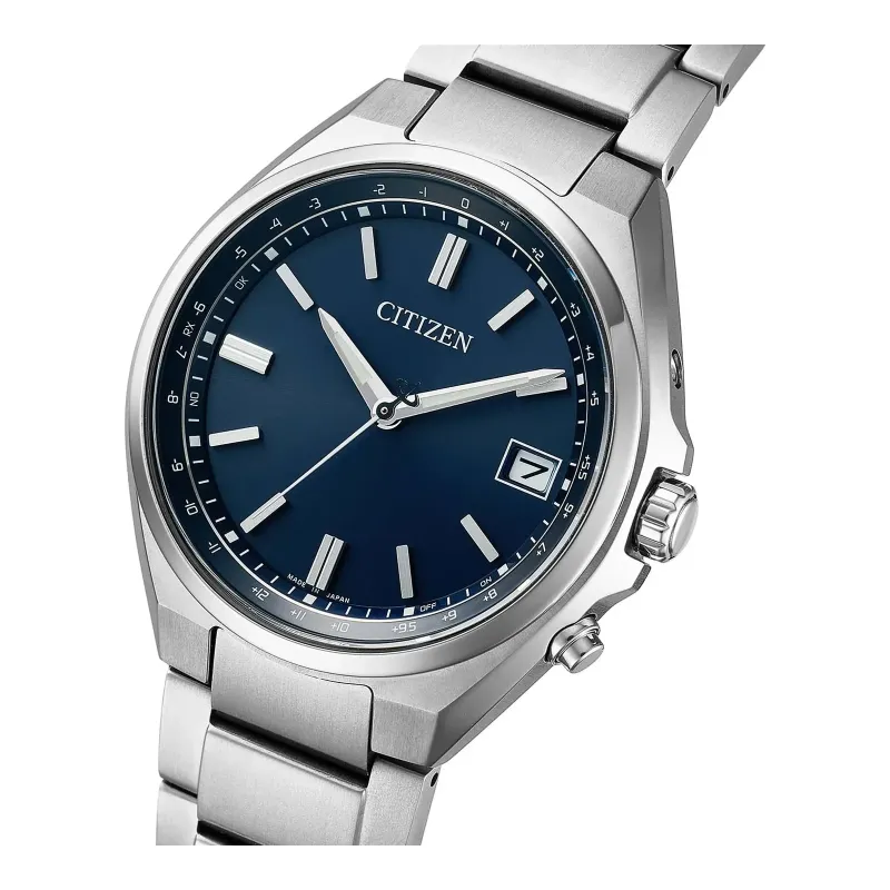 Citizen Eco-Drive Radio Controlled Super Titanium Blue Men's Watch CB1160-55L