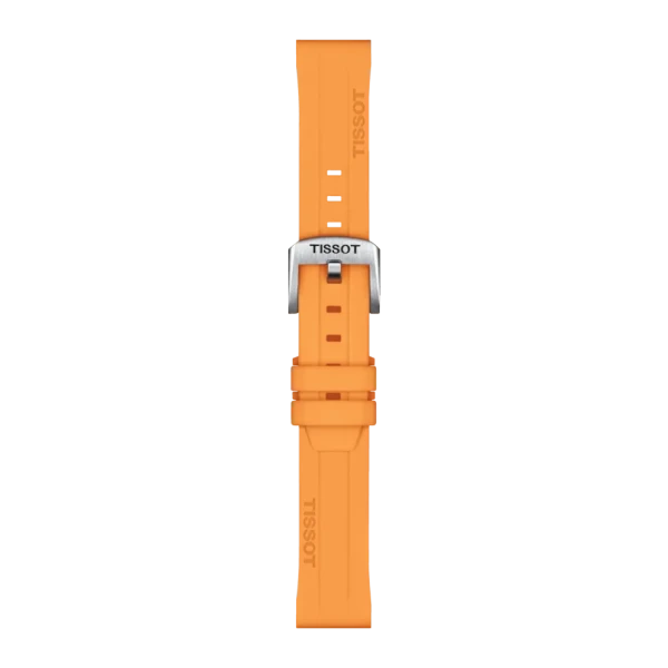 Tissot replacement silicone strap orange