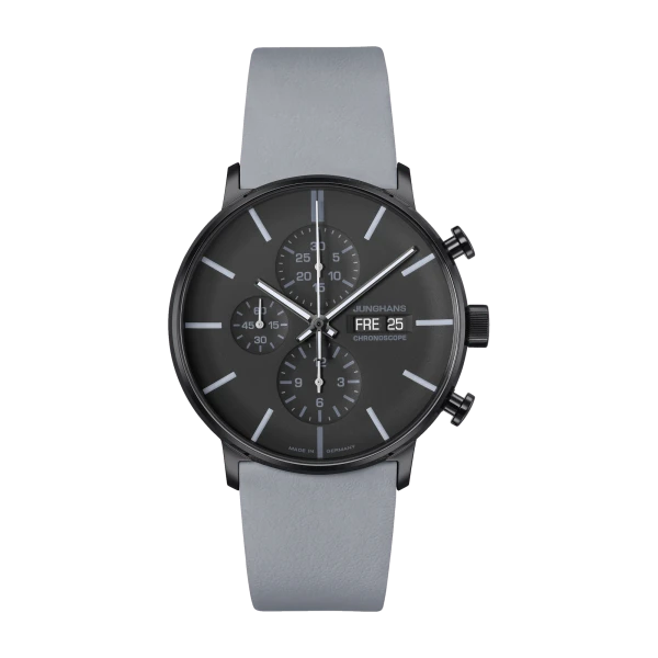 Junghans FORM A Chronoscope 027/4371.00 gray men's watch
