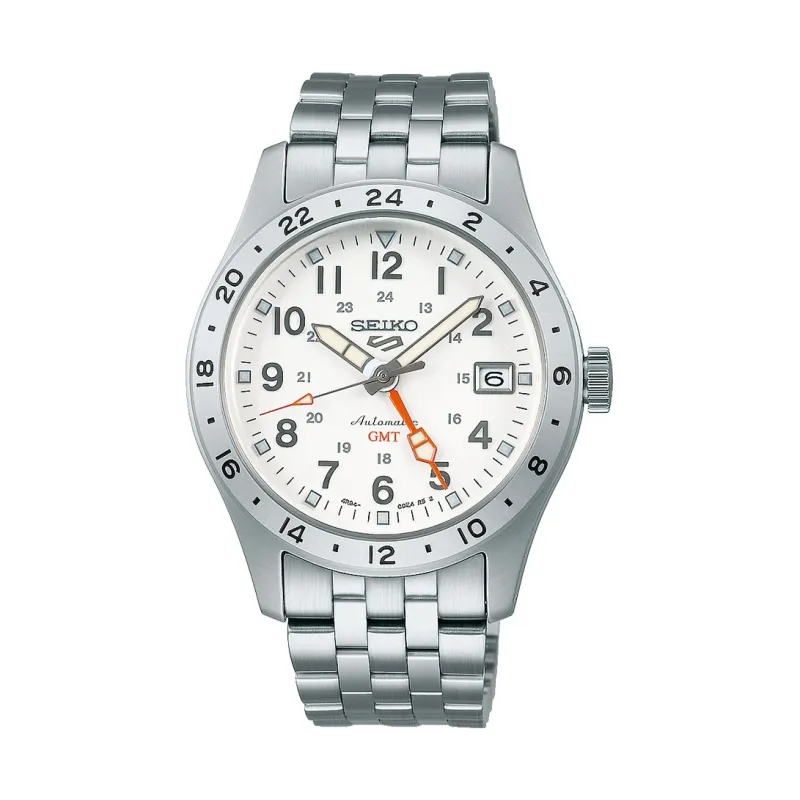 Seiko 5 Sports Automatic GMT, 39 mm, Stainless Steel Bracelet Men's Watch SSK059K1
