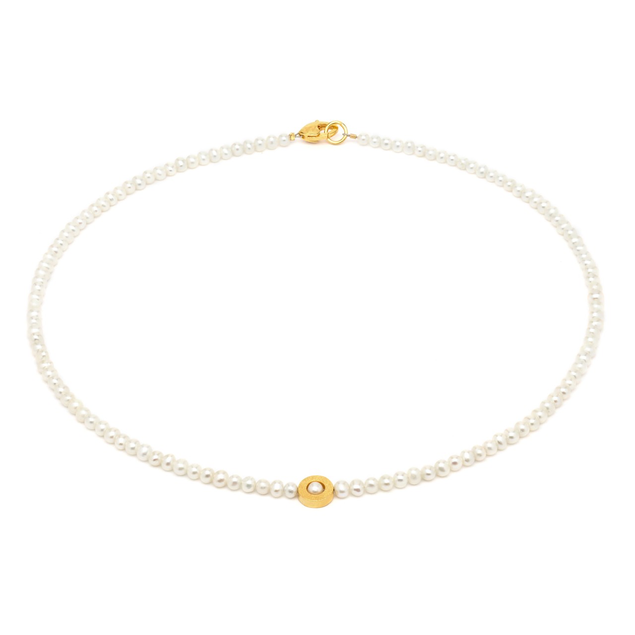 Bernd Wolf Uni necklace freshwater pearl 925 sterling silver 81810656-V46