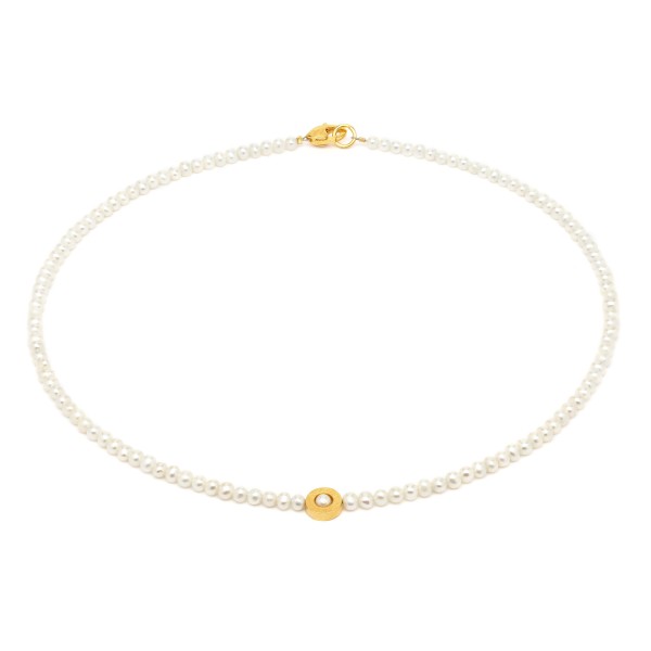 Bernd Wolf Uni necklace freshwater pearl 925 sterling silver 81810656-V46