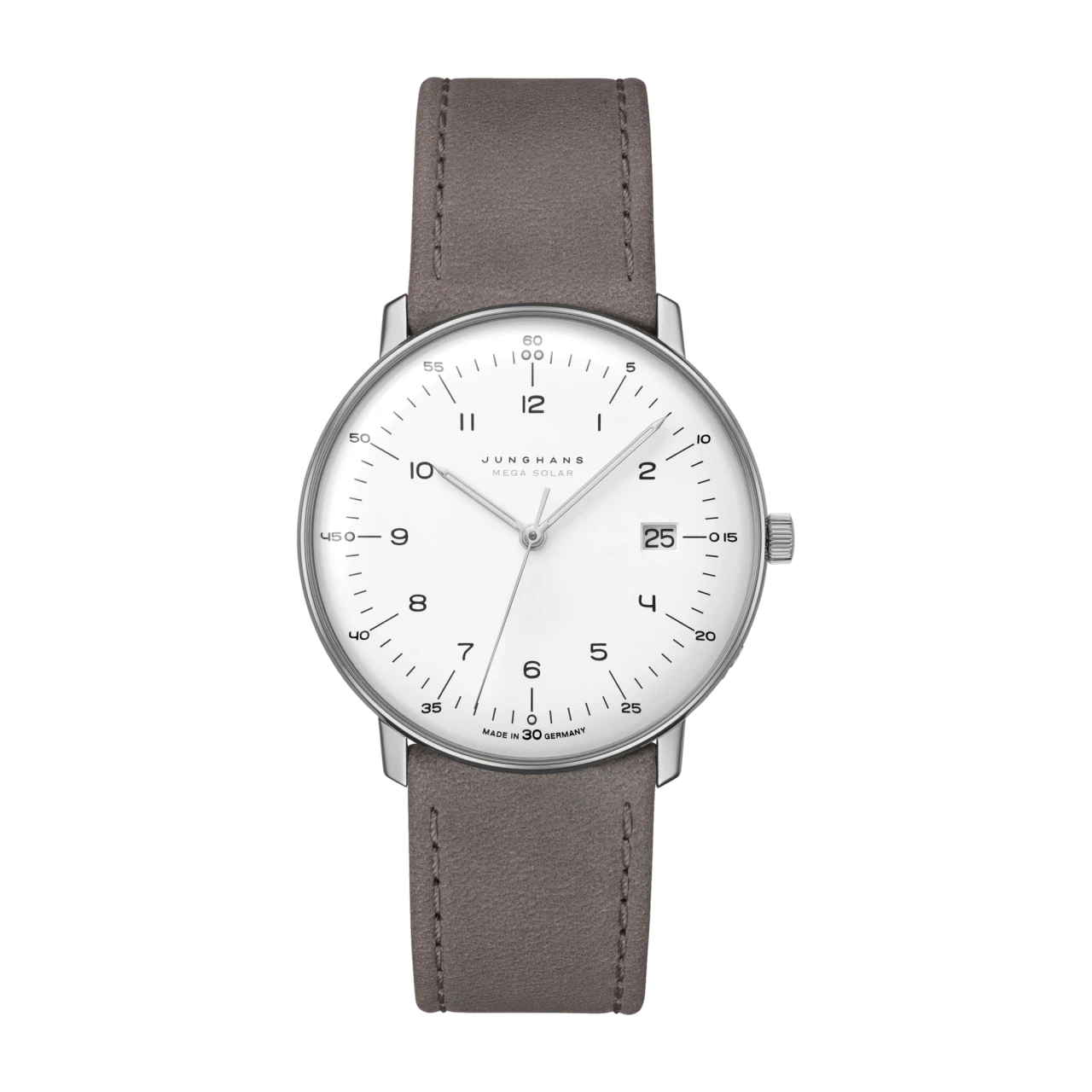 Junghans max bill MEGA solar sapphire glass men's watch 059/2021.02