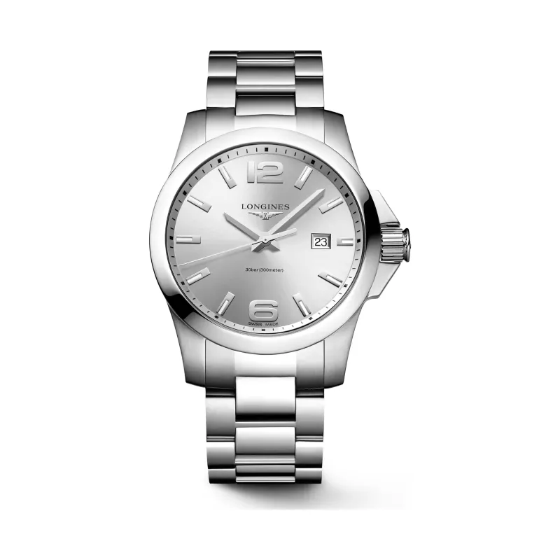 Longines Conquest Silber steel bracelet 43 mm Men’s Watch L3.760.4.76.6