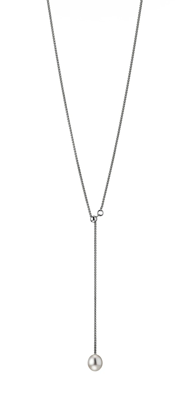 Adriana Y-necklace freshwater white drops length 54 cm L27