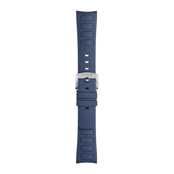 Mido replacement strap rubber blue 22 mm M852.018.728