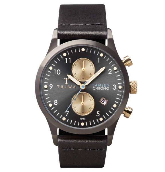Triwa Unisex Watch Walter Lansen Chrono Black Classic TRLCST101CL010113