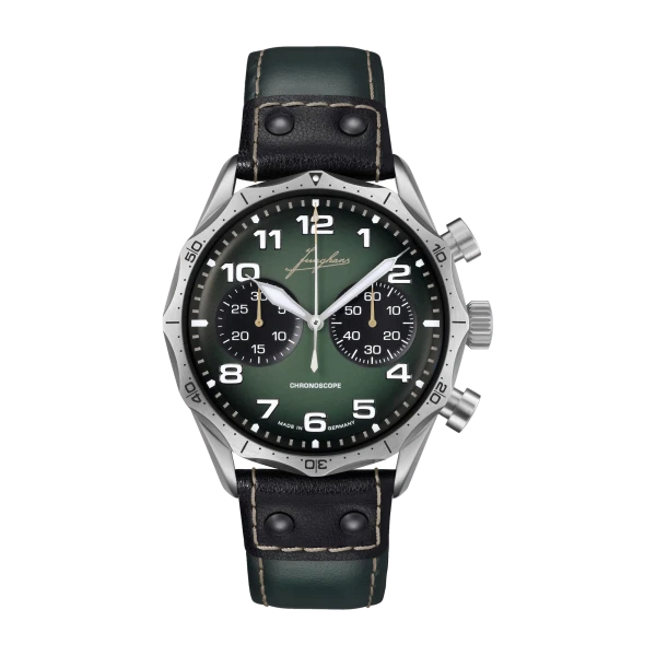 Junghans Pilot Chronoscope men's watch 27/3492.00
