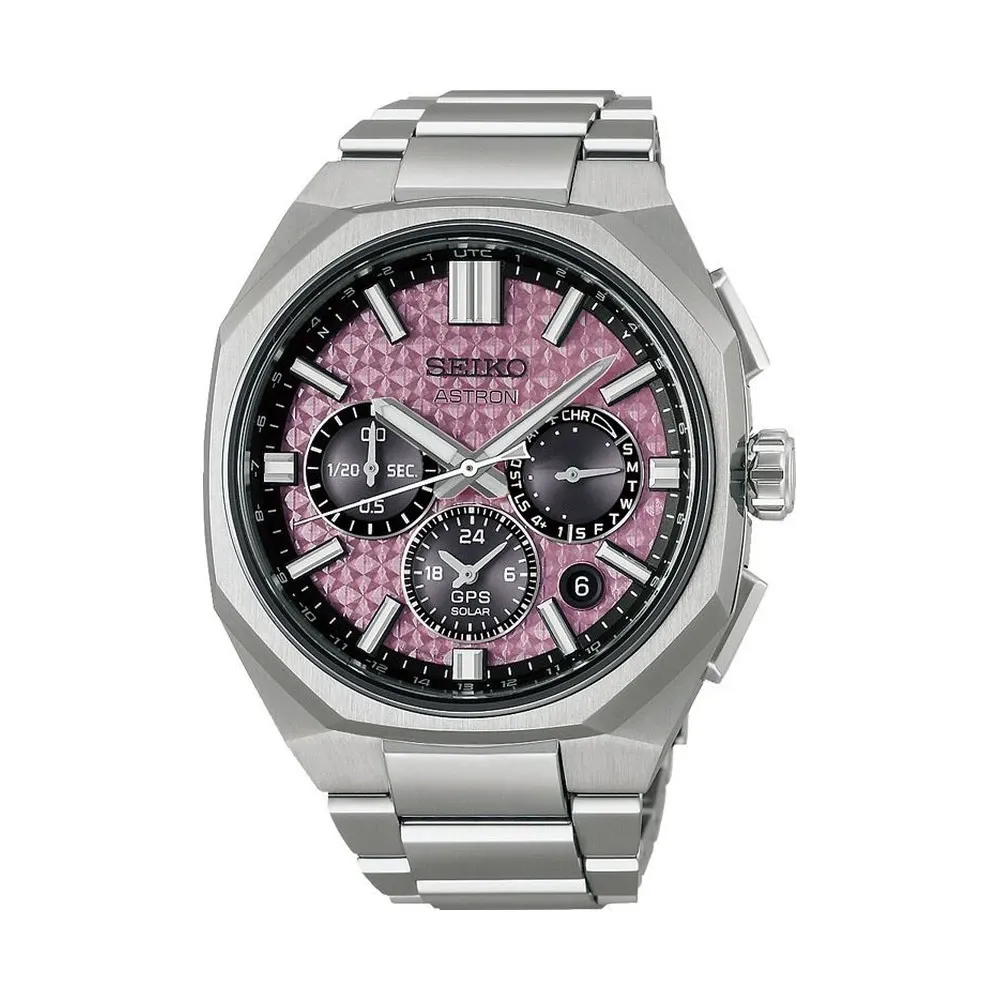 Seiko Astron GPS Solar 2026 Limited Edition Crystal Pink, Limited to 1200 pieces Men's Watch HAB006J1