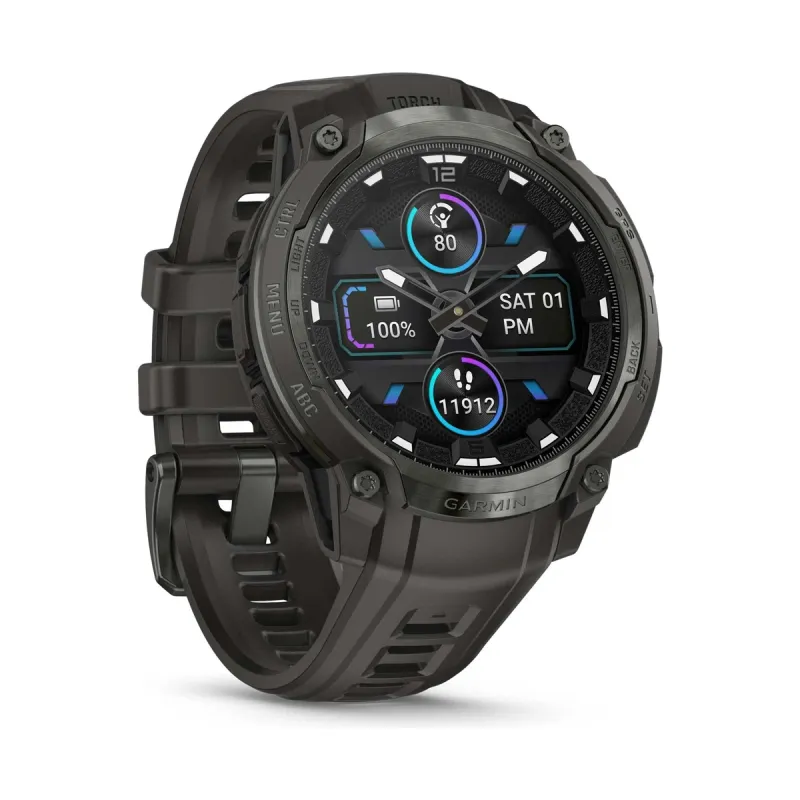 Garmin Instinct® Crossover AMOLED Anthracite Gray Men's Watch 010-03398-00