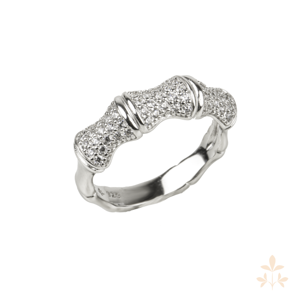 Seinerzeit White Bamboo Ring SZA-1990-310-52