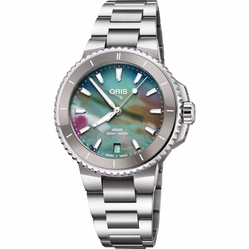 Oris men's watch Aquis 01 733 7792 4150-07 8 19 05P