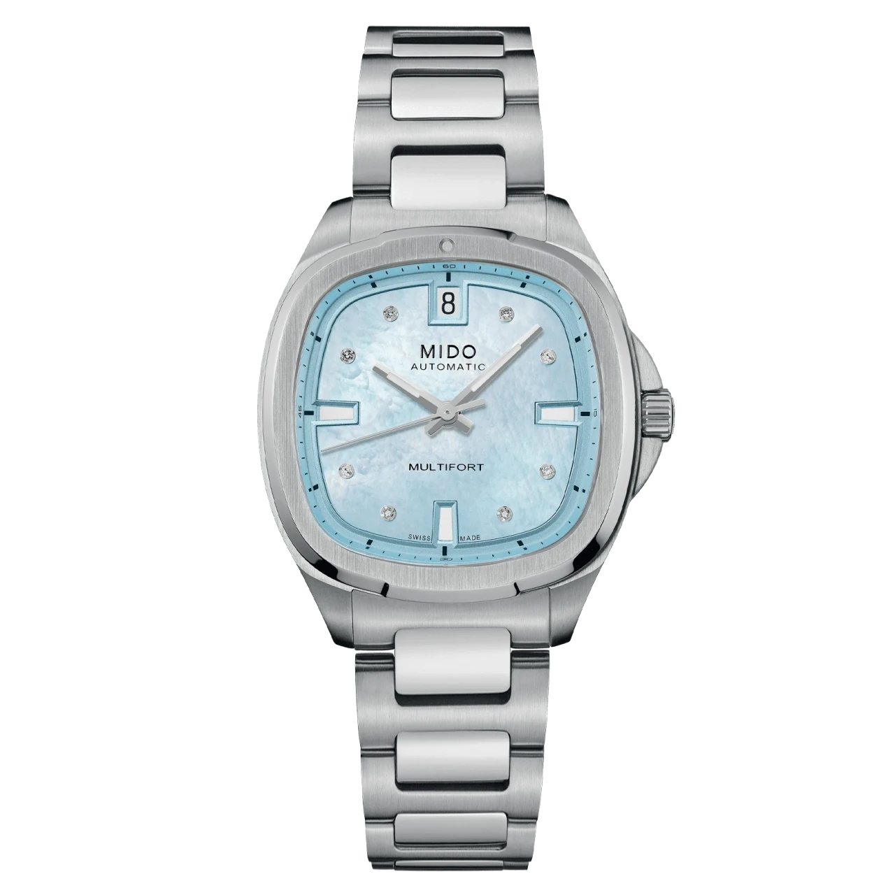 Mido Multifort TV 35 women's watch with diamonds M049.307.11.136.00