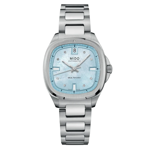 Mido Multifort TV 35 women's watch with diamonds M049.307.11.136.00