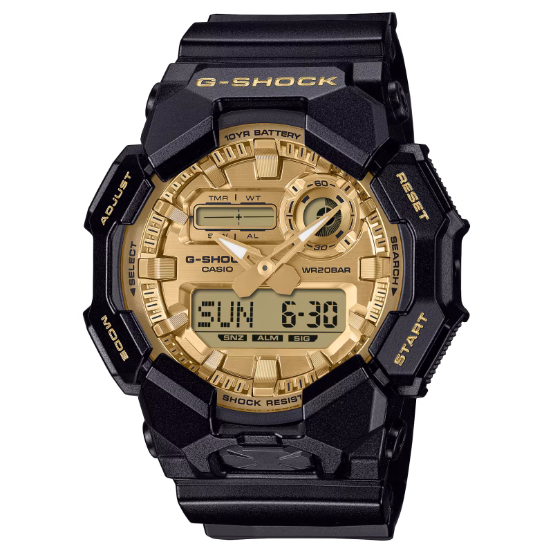 Casio CLASSIC GA-010 Series Hybrid Gold Men's Watch GA-010GGB-1A9