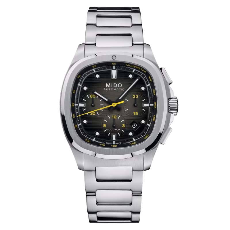 Mido Multifort TV Chronograph Grey with additional strap Men's watch M049.527.11.081.00