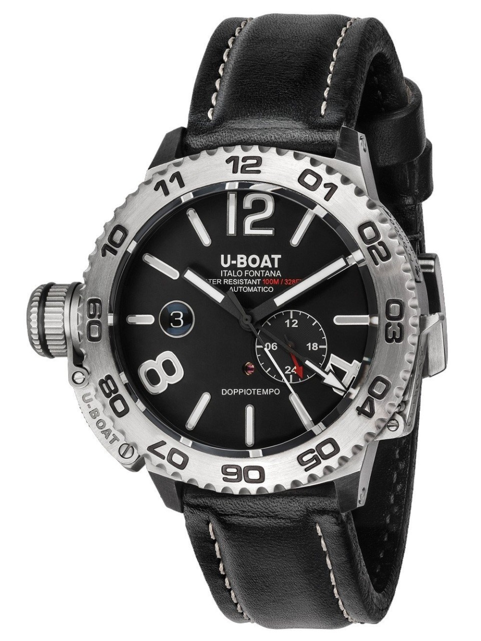 U-BOAT men's watch DOPPIOTEMPO AUTO SS 9099