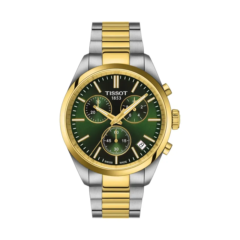 Tissot PR 100 Chronograph Quartz 40 mm Green Men's Watch T150.417.22.091.00