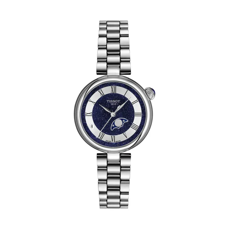 Tissot Desir Moonphase Quartz 29.6 mm Blue Women's Watch T152.223.11.493.00