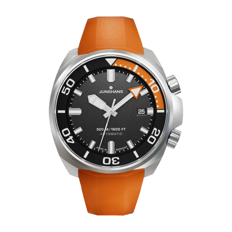 Junghans Aquaris Diver, diver's watch up to 50 bar, automatic movement men's watch 27/4668.44
