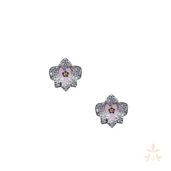 At that time Cynthia Orchid Earrings SZA-2990-390