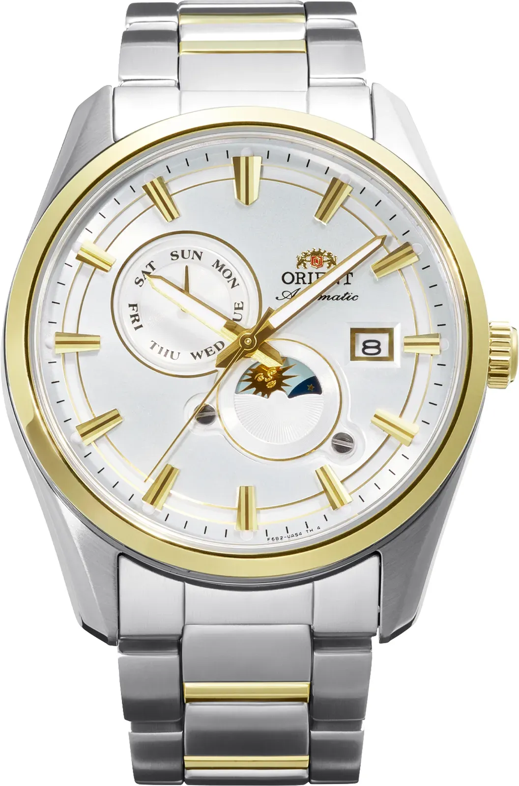 Orient Sun and Moon Automatic 41.5 mm White Men's Watch RA-AK0312S30B