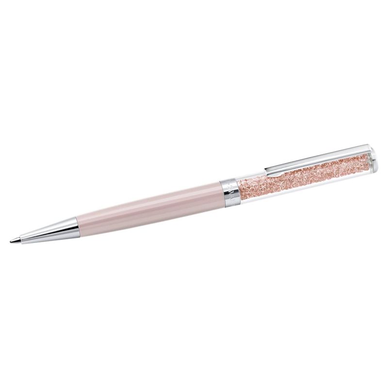 Swarovski Crystalline ballpoint pen, pink lacquered, chrome-plated 5224391