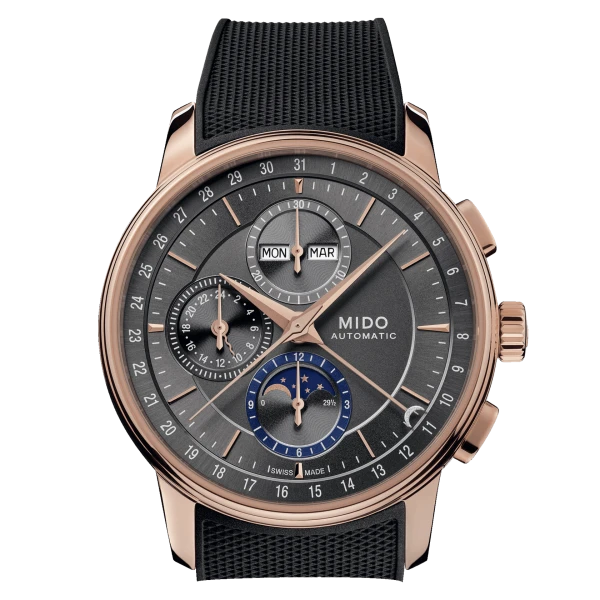 Mido Baroncelli Chronograph Moonphase M027.625.37.061.00 men's watch